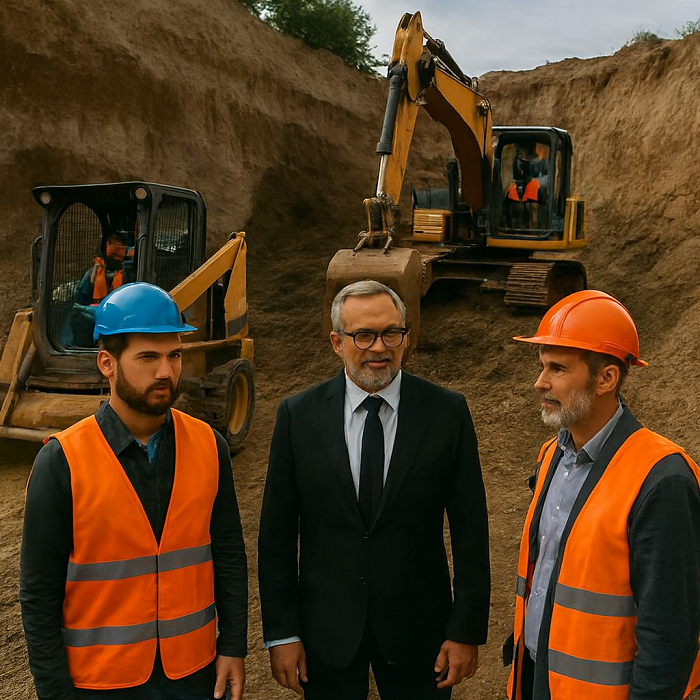 پیمانکاران آماده‌سازی زمین و خاک برداری