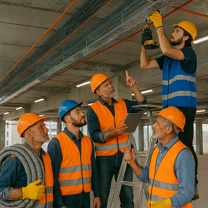 پیمانکاران تأسیسات برقی و مکانیکی