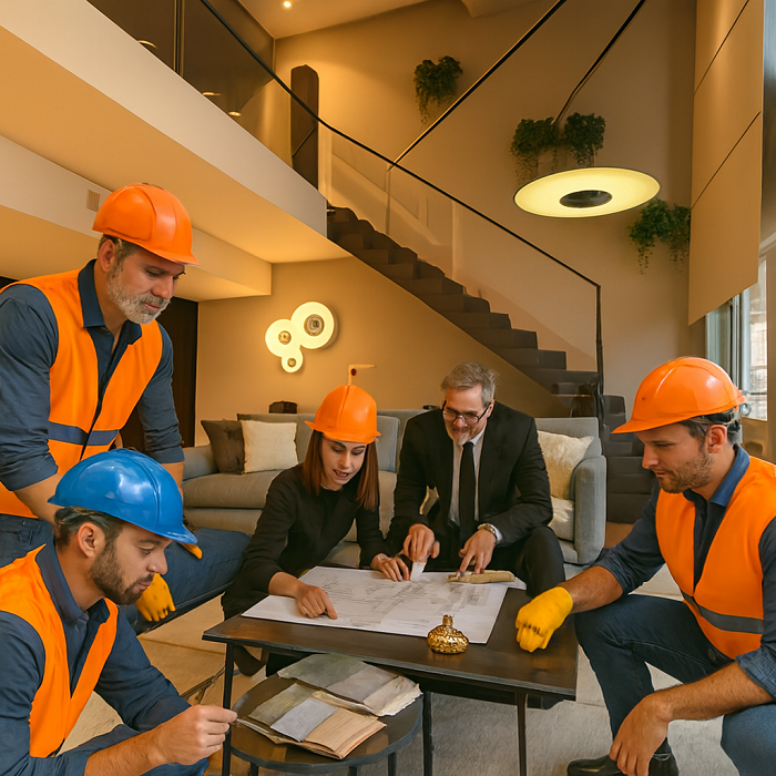 پیمانکاران معماری داخلی و اجرای نما